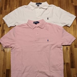 Polo by Ralph Lauren Men's Polo 100% Cotton Size Medium White Only